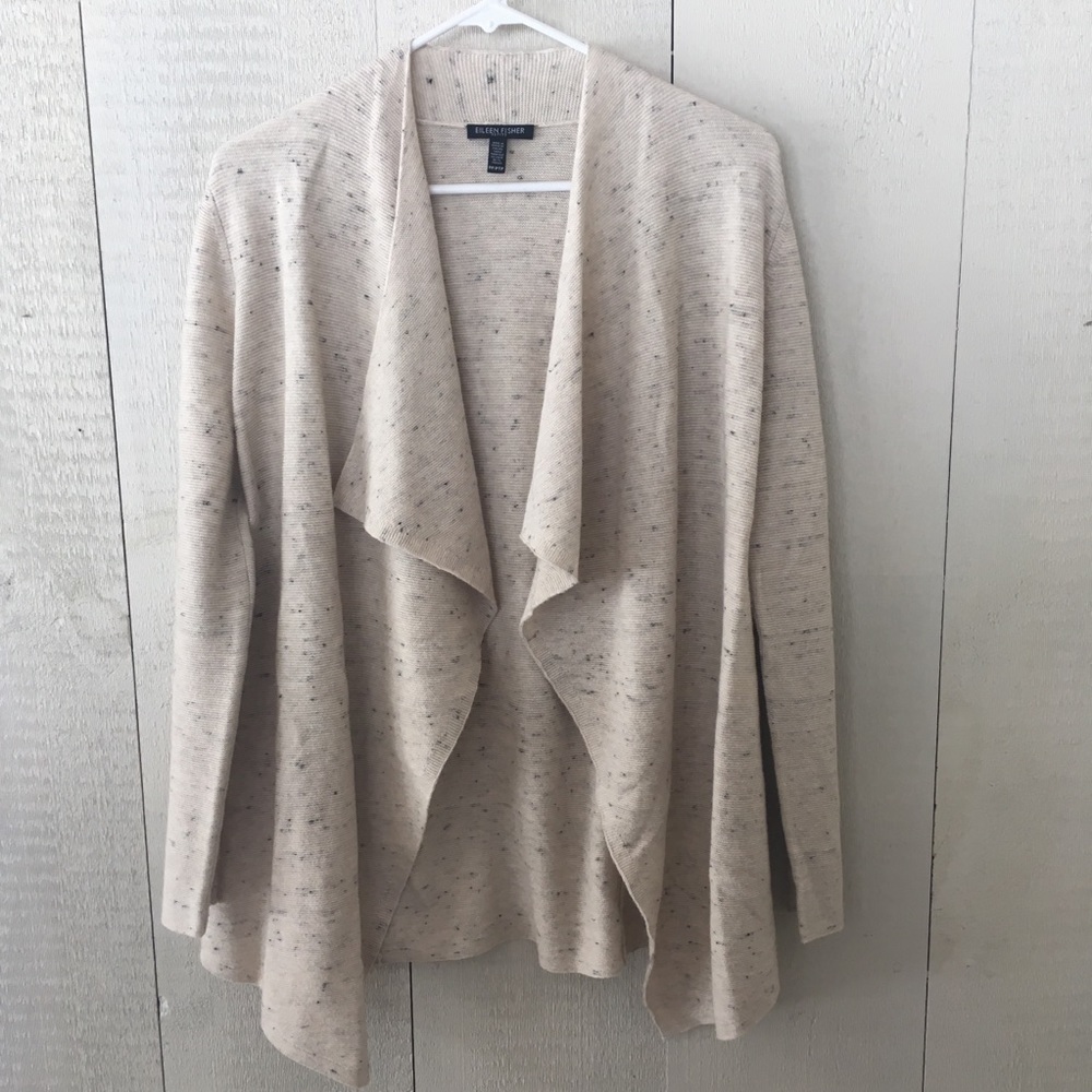 Eileen Fisher cascading cardigan